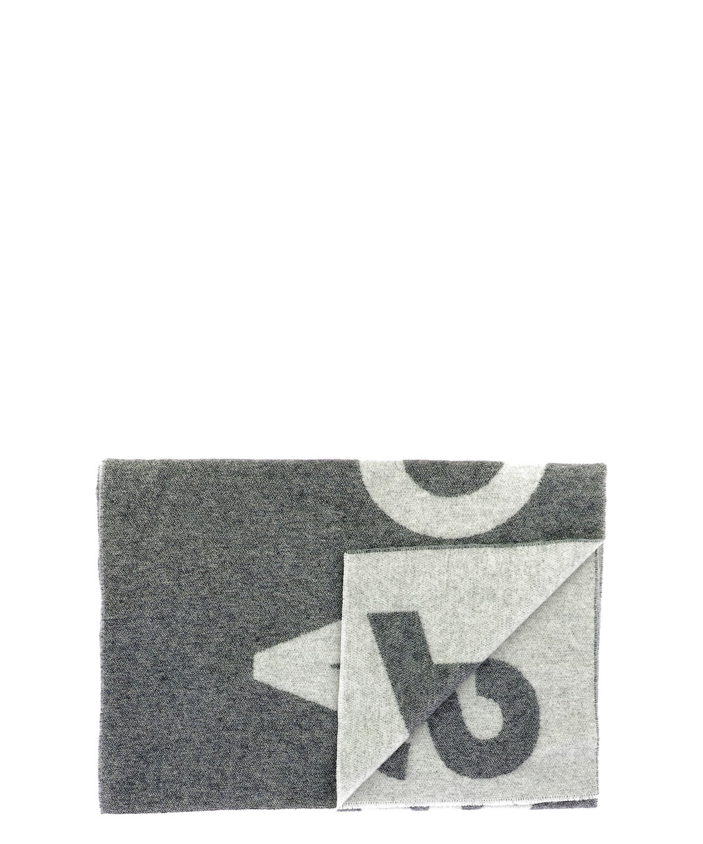 商品Acne Studios|ACNE STUDIOS 艾克妮 女士灰色丝巾 CA0104-BLACK,价格¥1980,第3张图片详细描述