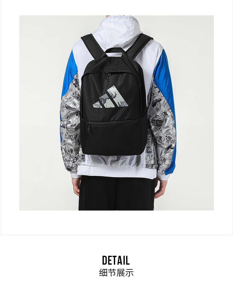 商品[国内直发] Adidas|BS BP CL GFX男女双肩包书包,价格¥203,第4张图片详细描述