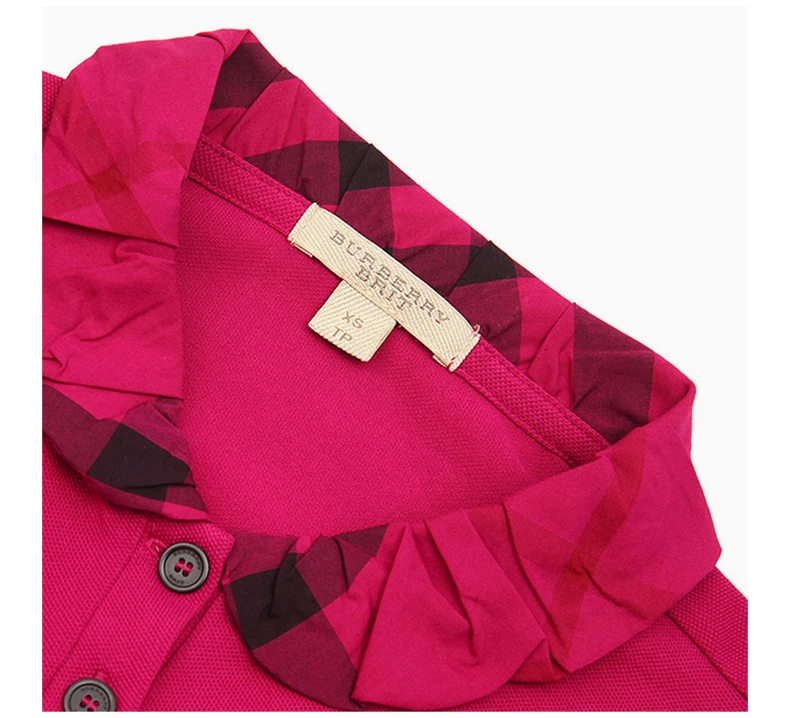 商品[国内直发] Burberry|BURBERRY 女士粉红��色T恤 3847361,价格¥1758,第6张图片详细描述