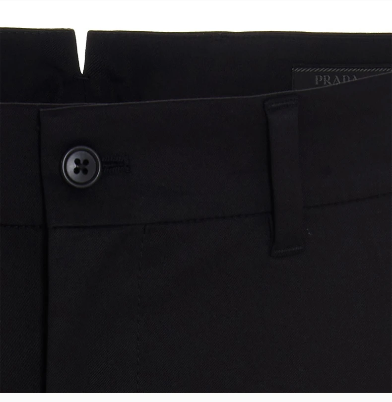 商品[国内直发] Prada|PRADA 男士西装裤黑色 SPE12-1GQS-F0002,价格¥5382,第8张图片详细描述