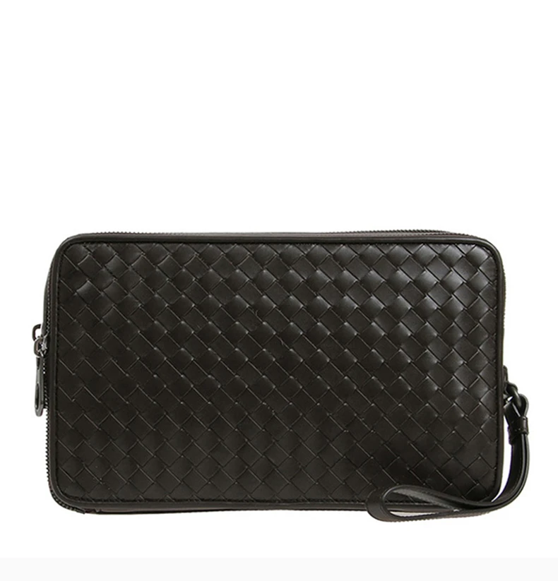 商品[国内直发] Bottega Veneta|BOTTEGA VENETA 深咖色男士手拿包 344776-V4651-2040,价格¥11926,第9张图片详细描述