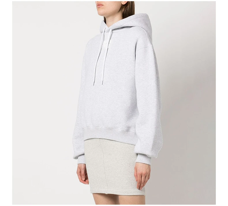 商品Alexander Wang|ALEXANDER WANG 浅灰色女士卫衣/帽衫 4CC3222069-050,价格¥2198,第5张图片详细描述