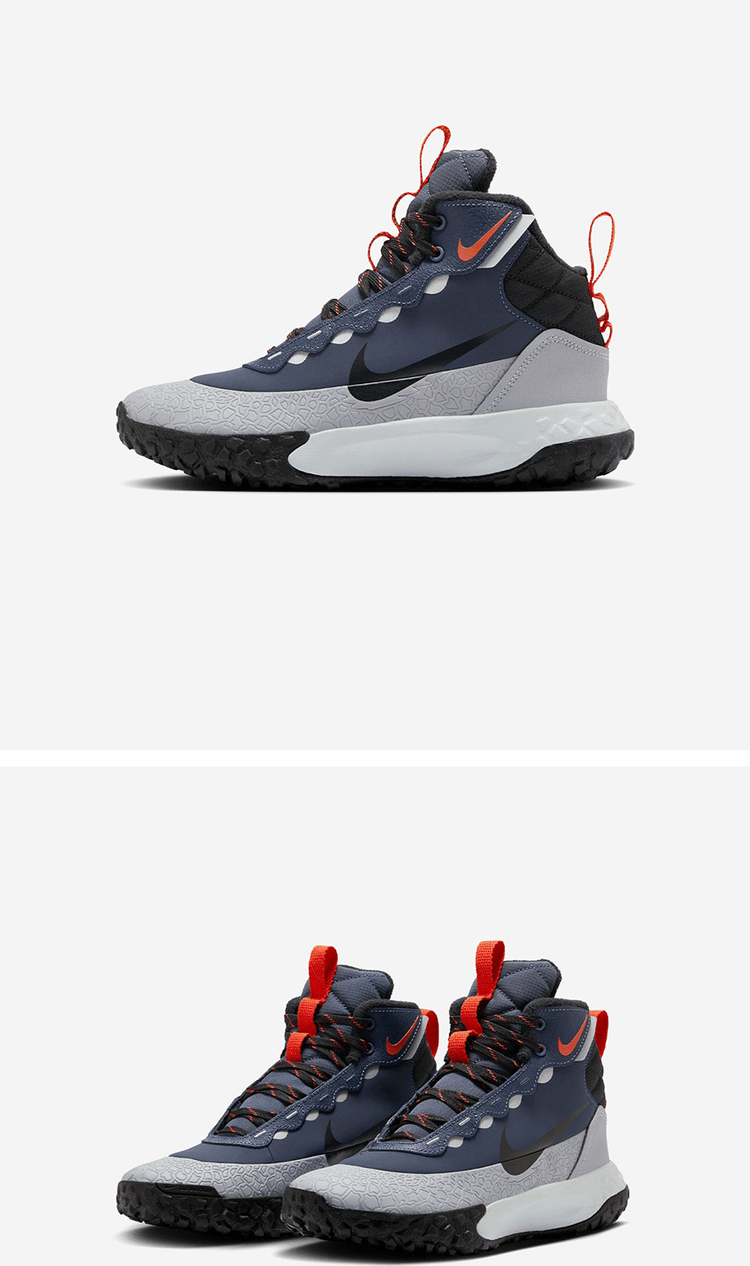 商品NIKE|【Brilliant|包邮包税】耐克 NIKE HIKEDA BOOT GS 儿童  靴子 工装靴  FV4173 400,价格¥819,第2张图片详细描述