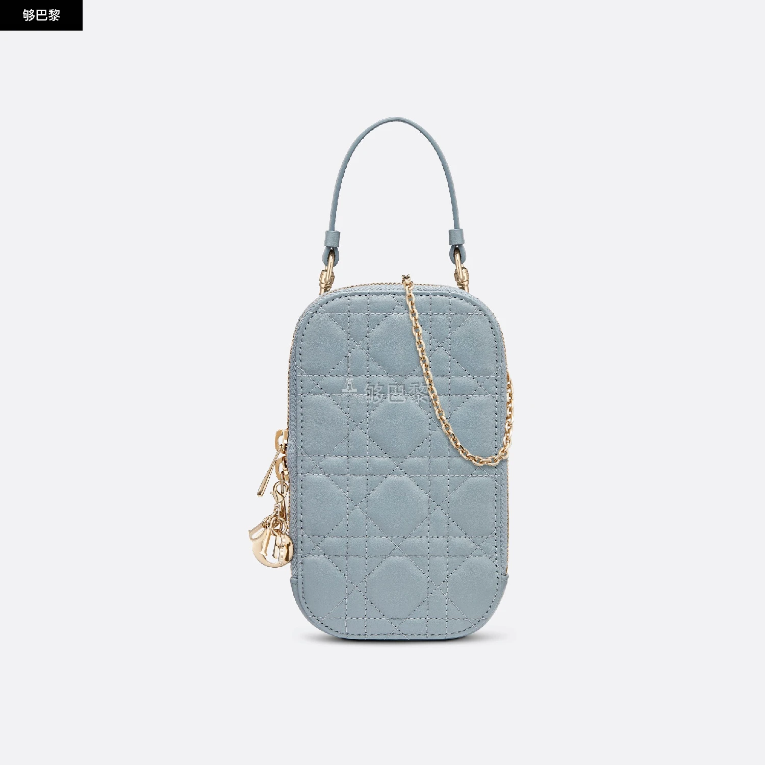 商品Dior|【预售】 迪奥 25春夏 女士 手机包 Lady Dior Call'in Dior 手机袋 S0872ONMJ_M81B ,价格¥11023,第2张图片详细描述