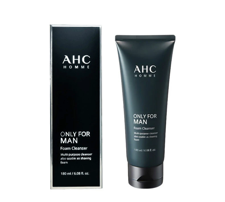 商品AHC|【2件包邮装】AHC 男士洗面奶180ml*2 补水控油深层清洁 平衡水油泡沫绵密,价格¥160,第9张图片详细描述