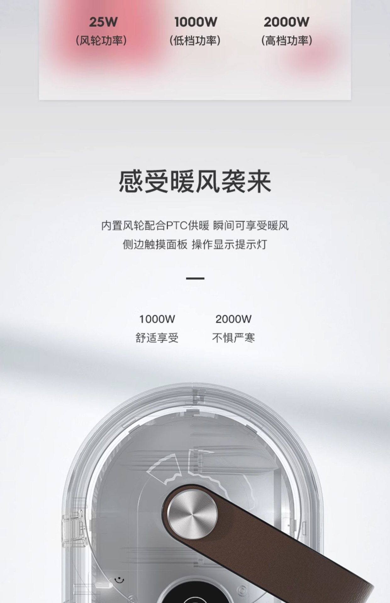 商品[国内直发] Philips|飞利浦取暖器家用速热遥控暖风机节能客厅婴儿省电暖器气办公浴室,价格¥934,第11张图片详细描述