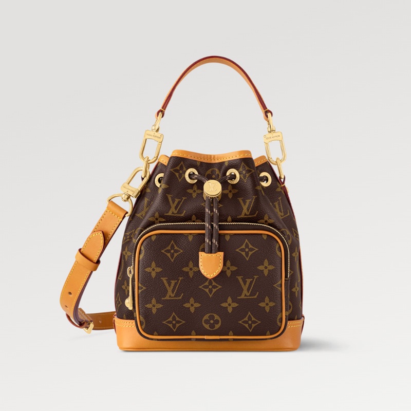 商品Louis Vuitton|【预售十天】路易威登NOÉ CARGO 手袋做旧牛皮革饰边水桶包M14017,价格¥21645,第4张图片详细描述