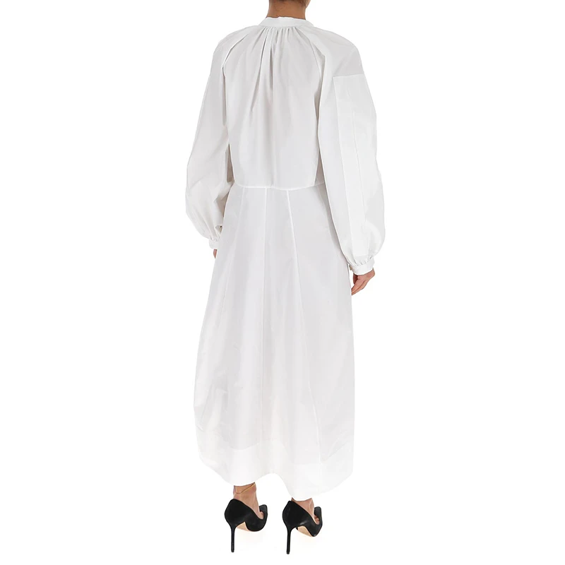 商品[国内直发] Jil Sander|JIL SANDER 白色女士连衣裙 JSPS502306-WS244200-100,价格¥6036,第2张图片详细描述
