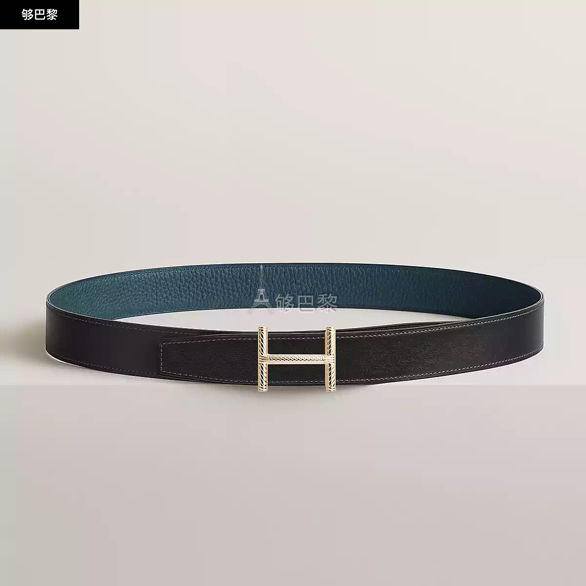 商品Hermes|【预售】 爱马仕 25春夏 男士 腰带 Boucle de ceinture Hisséo & Cuir de ceinture réversible 32 mm H011772UP82 | H073967CAAD ,价格¥8236,第3张图片详细描述