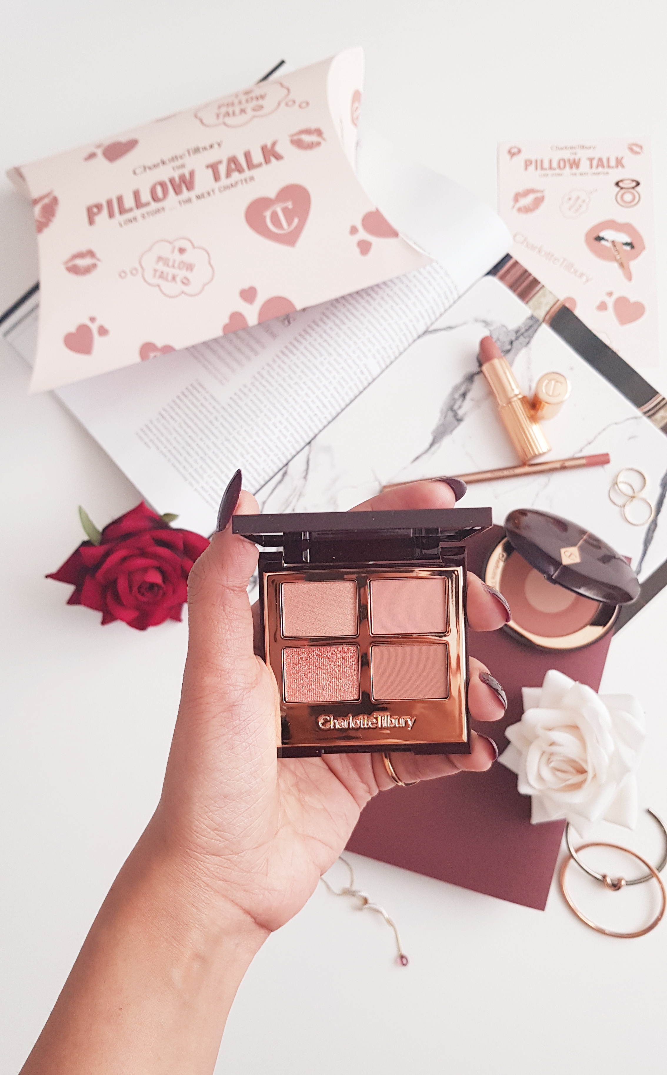 商品Charlotte Tilbury|奢华四色眼影盘 - Pillow Talk,价格¥394,第2张图片详细描述