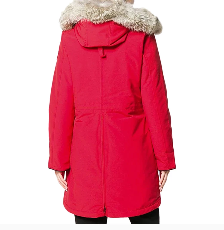 商品[国内直发] Canada Goose|Canada Goose 加拿大鹅 女士红色羽绒棉服 2580L-RED,价格¥7596,第6张图片详细描述