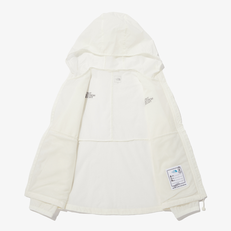 商品The North Face|【Brilliant|别样周年庆特惠】北面儿童紧凑型透气 EX 夹克 K'S COMPACT AIRY JACKET IVORY NJ3LP06V,价格¥473,第7张图片详细描述