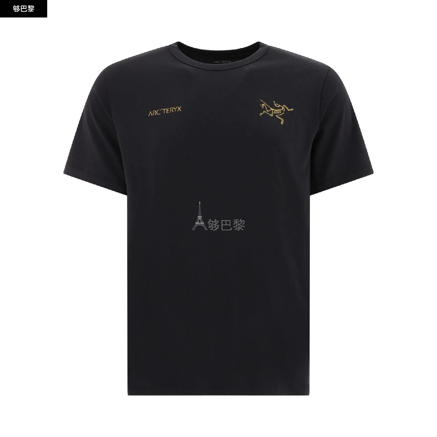 商品Arc'teryx|【预售】 25春夏 男士 短袖T恤 T恤 2461701  X000006523CAPTIVESPLITBLACK ,价格¥1368,第2张图片详细描述