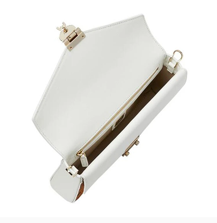 商品MCM|MCM 女士棕色翻盖字母印花信封链条包 MYZ9SME80CB,价格¥3189,第3张图片详细描述