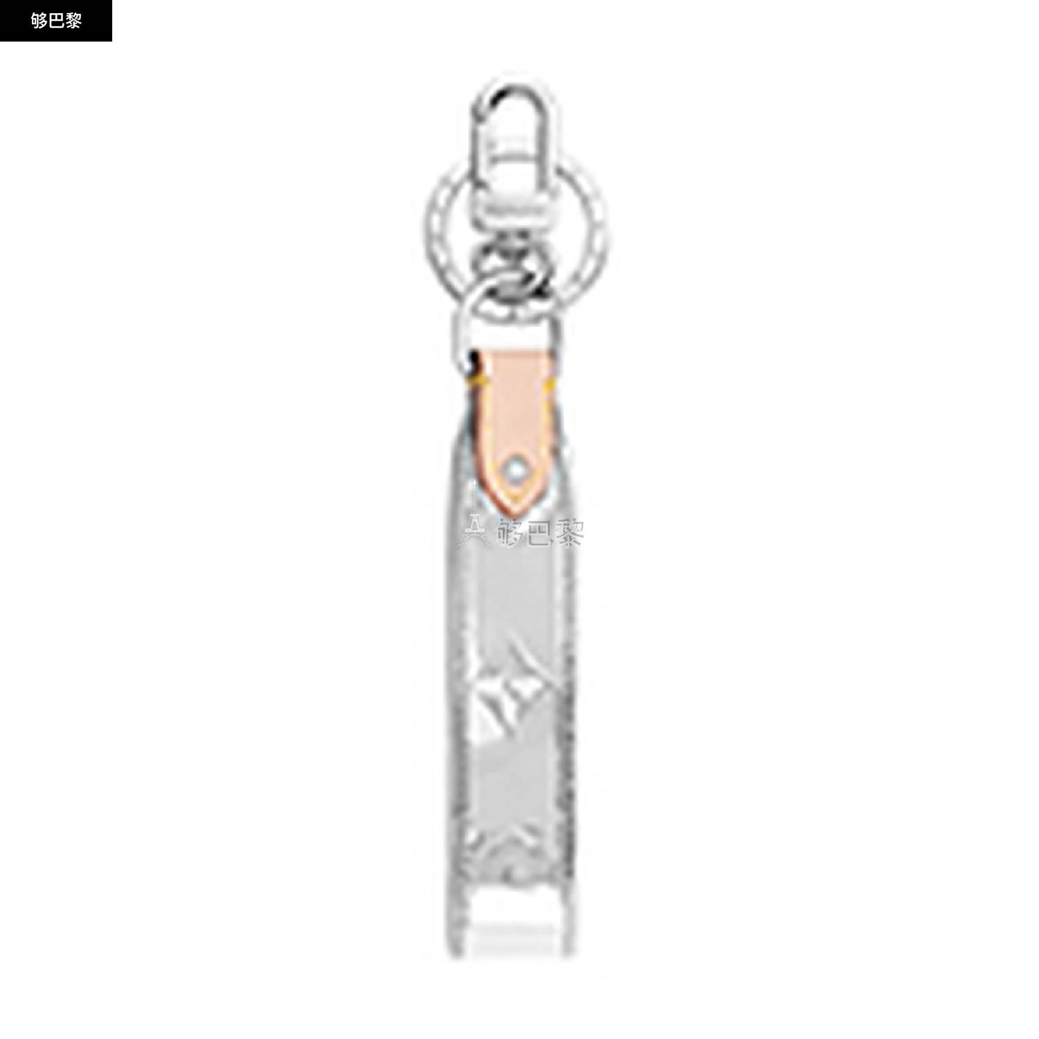 商品Louis Vuitton|包邮包税【预售7天发货】 LV路易威登 男士 钥匙扣 Lv Mirror Mirror Dragonne 包饰与钥匙扣  MP3151 LVU9CC38SIL,价格¥3173,第5张图片详细描述