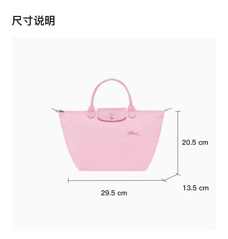 商品[国内直发] Longchamp|LONGCHAMP 粉色女士单肩包 1623919-P75,价格¥1205,第3张图片详细描述