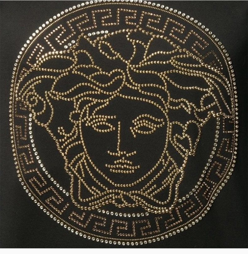 商品Versace|VERSACE 范思哲 男士长袖T恤衫 A77990-A201952-A008,价格¥2521,第5张图片详细描述