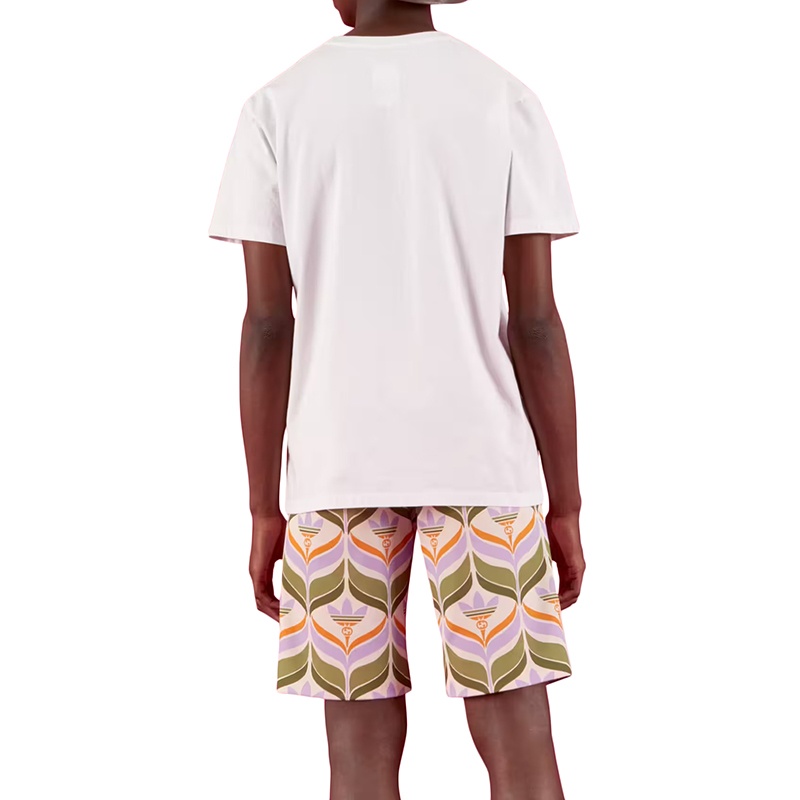 商品Gucci|【包税】GUCCI/古驰 22年秋冬新款 adidas联名系列 男士白色纯棉Logo印花短袖T恤548334XJEMJ9280,价格¥4317,第4张图片详细描述