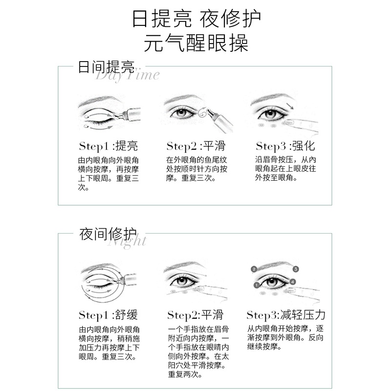 商品[国内直发] Helena Rubinstein|HR赫莲娜绿宝瓶亮采精灵眼部精华乳淡化细纹眼霜3ml*2（促销品）,价格¥105,第3张图片详细描述