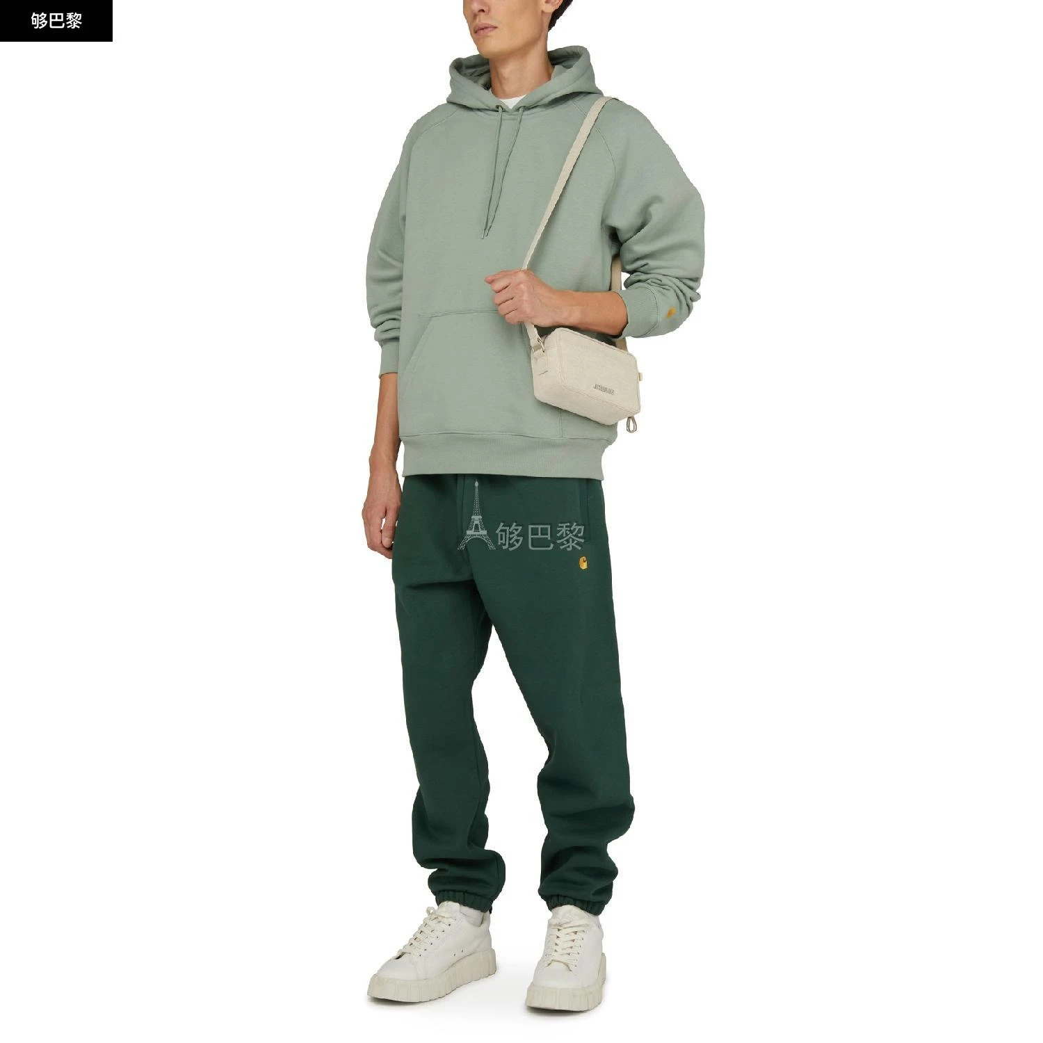 商品Carhartt WIP|【特惠8.7折】包邮包税【预售7天发货】 CARHARTT WIP 男士 卫衣 Chase 连帽衫  I026384/1R1XX CAHQ4N36BL1,价格¥1146,第4张图片详细描述