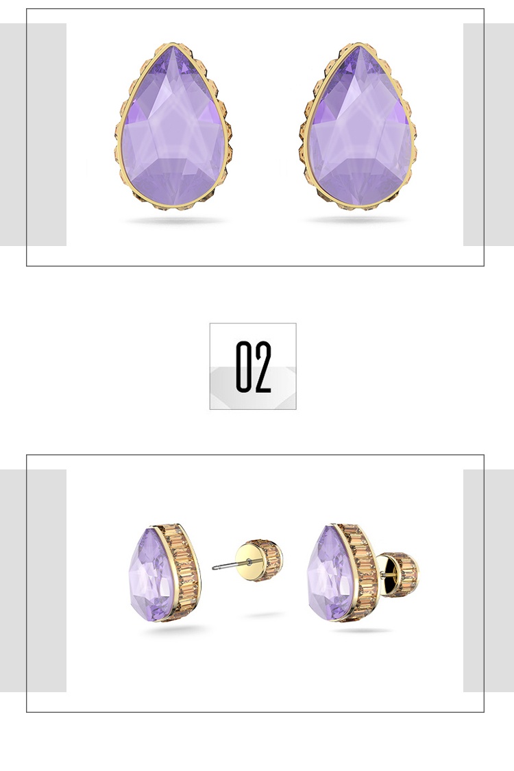 商品Swarovski|SWAROVSKI 施华洛世奇 ORBITA 耳钉 饰品 礼物 5641405,价格¥1054,第3张图片详细描述