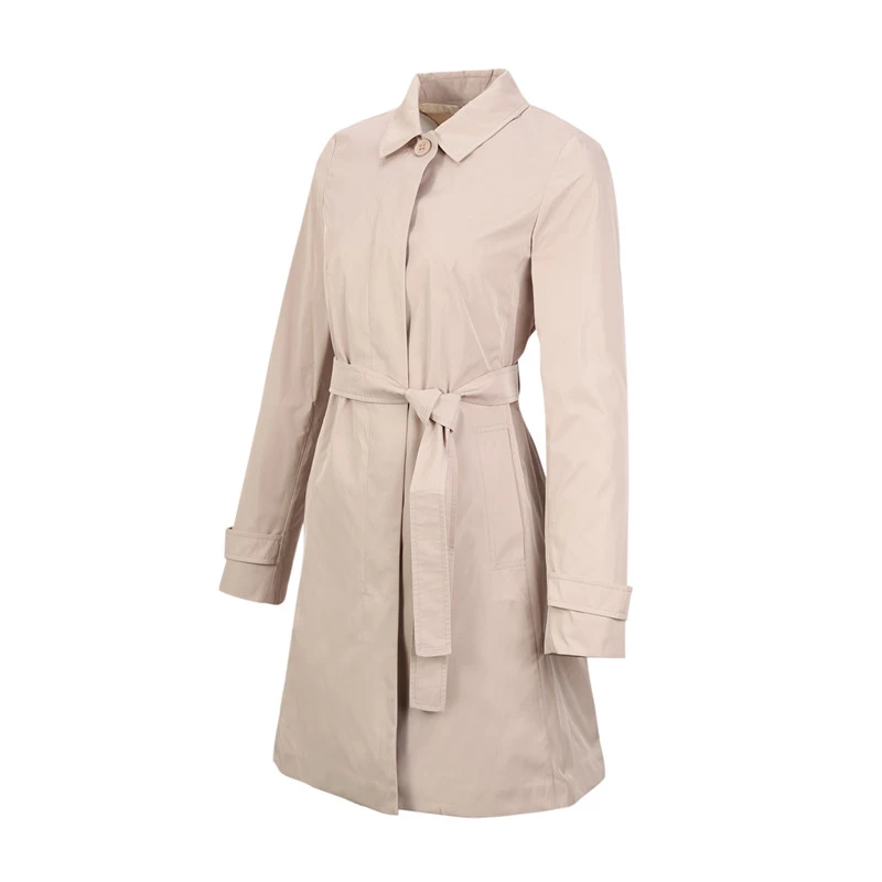 商品[国内直发] Max Mara|MAX MARA 女士浅灰色系带风衣 60210257-600-009,价格¥3464,第12张图片详细描述