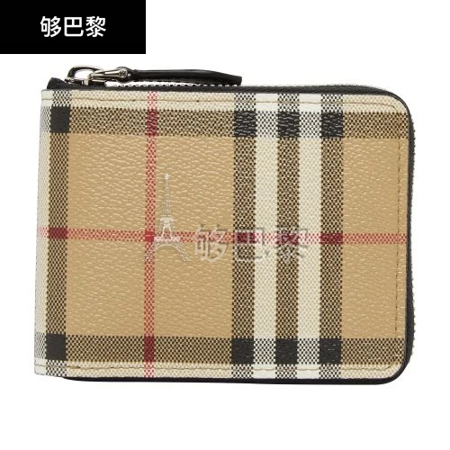 商品Burberry|【特惠8.4折】包邮包税【预售7天发货】 BURBERRY 男士 零钱包 Daniels 零钱包  8071081 BUR92494BEI,价格¥3436,第3张图片详细描述