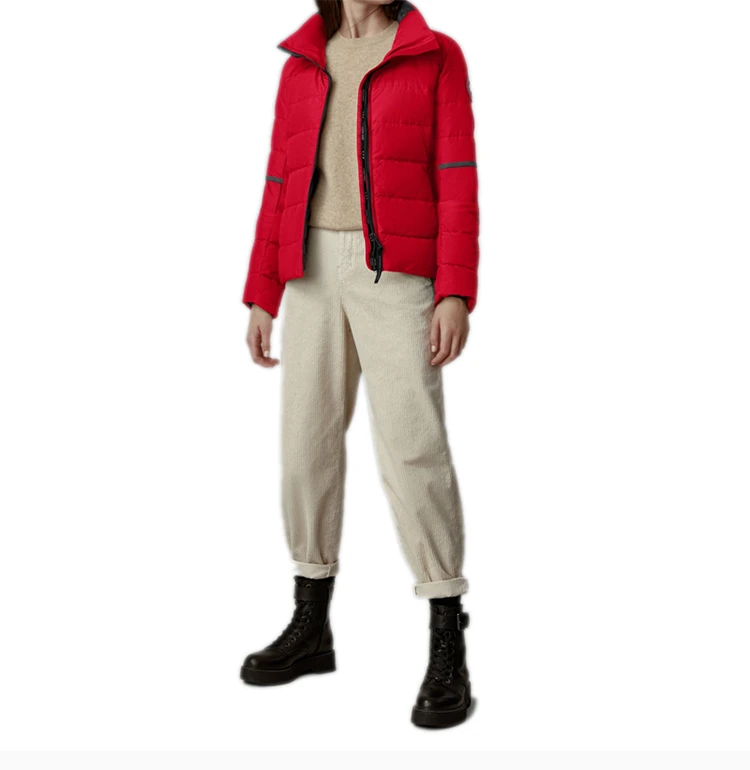 商品Canada Goose|CANADA GOOSE  女士红色白鸭绒羽绒服  2744L-RED,价格¥5241,第5张图片详细描述