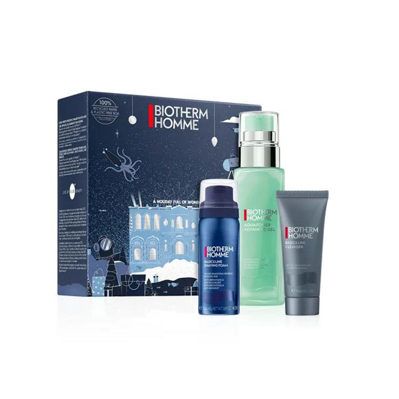 商品Biotherm|碧欧泉男士护肤套装 [水动力乳液75ml+剃须慕斯50ml+洗面奶40ml],价格¥303,第3张图片详细描述