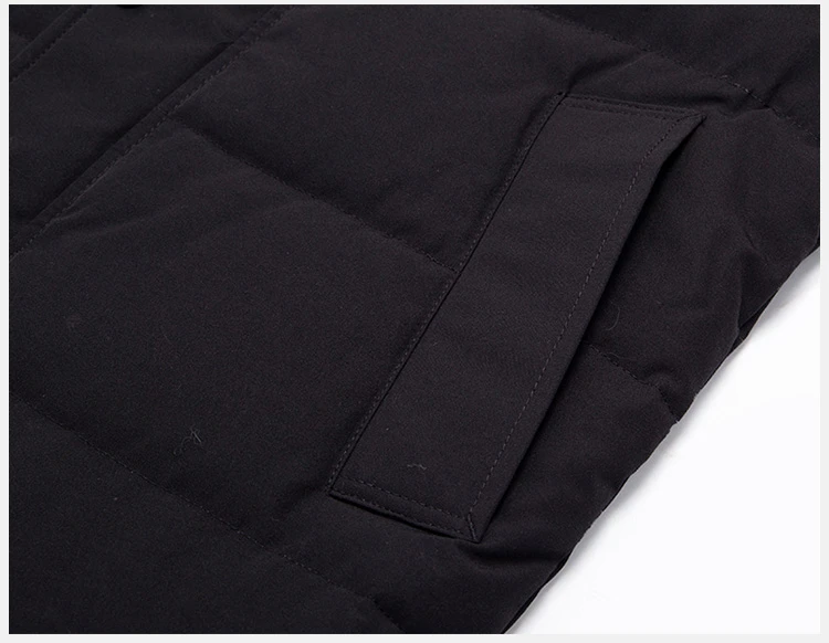 商品[国内直发] Canada Goose|Canada Goose 加拿大鹅 男士连帽拉链羽绒服 3805M-BLACK,价格¥9573,第19张图片详细描述