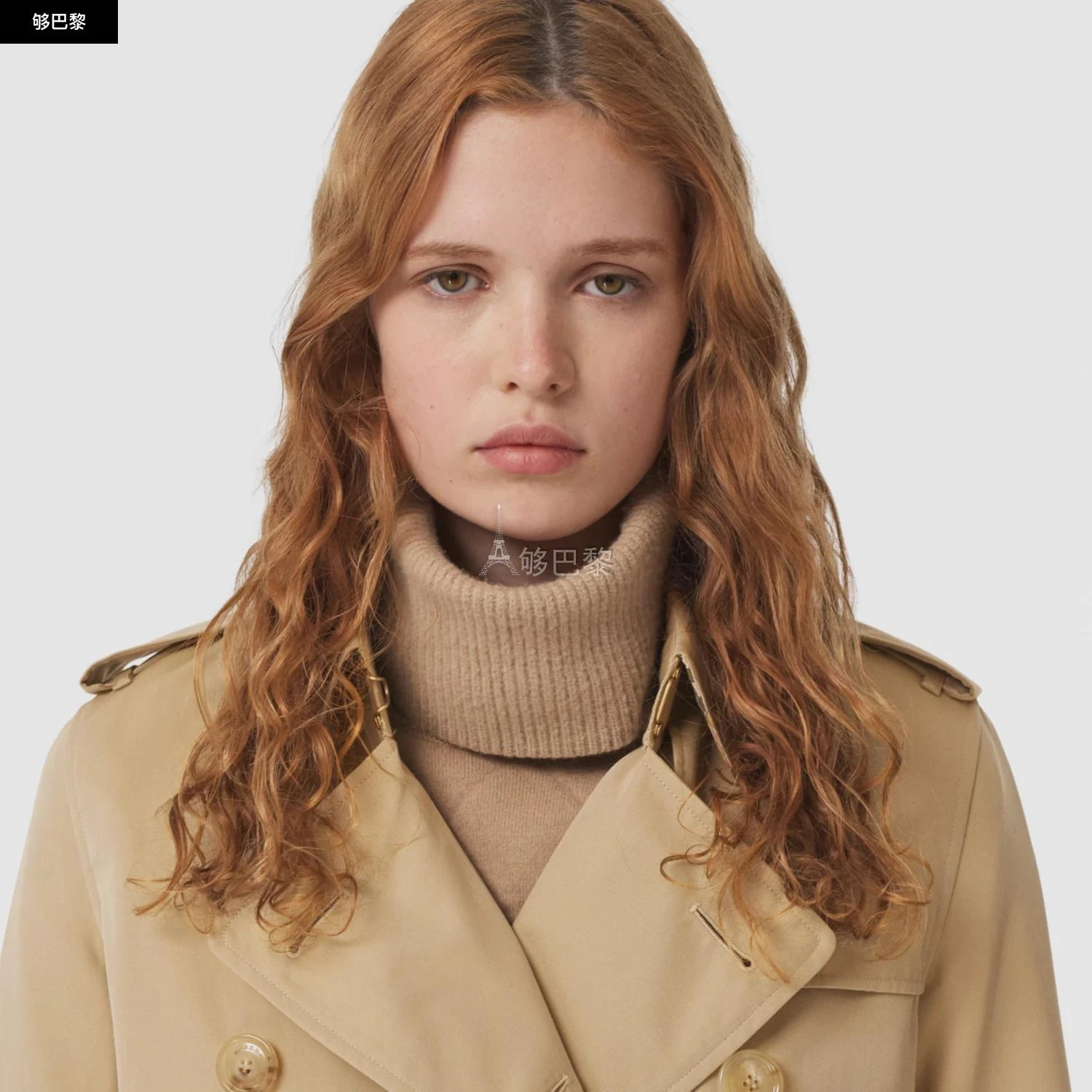 商品Burberry|包邮包税【预售7天发货】 BURBERRY 24春夏 女士 风衣 肯辛顿版型 - Heritage Trench 风衣 40733731,价格¥17264,第4张图片详细描述