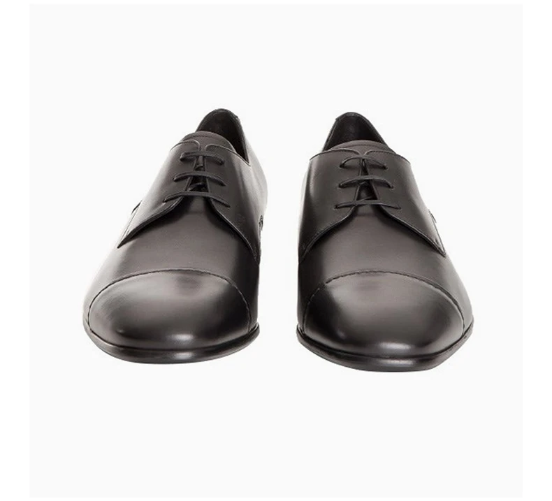 商品Salvatore Ferragamo|SALVATORE FERRAGAMO 黑色男士系带正装鞋 0618440,价格¥2673,第6张图片详细描述