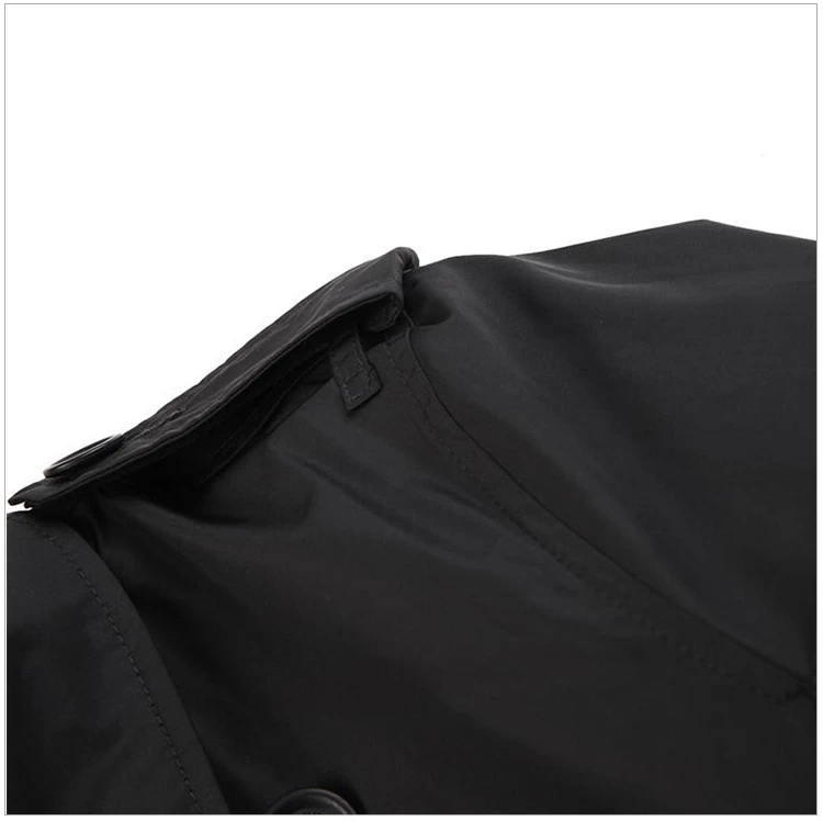 商品Burberry|Burberry 博柏利 黑色男士风衣 3914967,价格¥5015,第21张图片详细描述