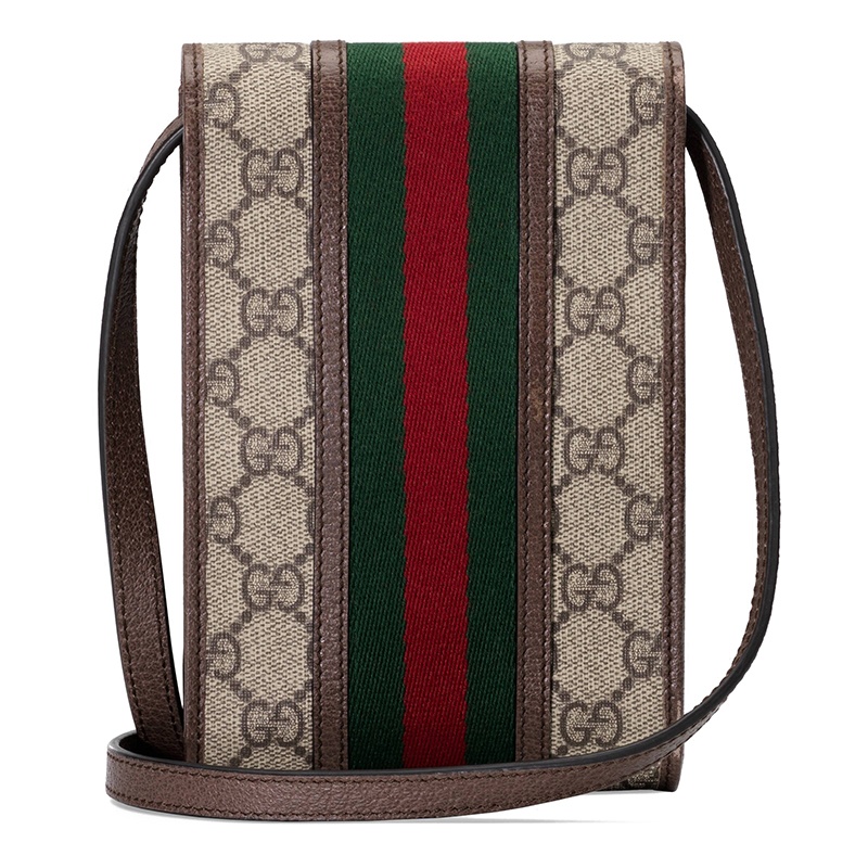 商品Gucci|GUCCI/古驰 Ophidia系列 经典绿红拼接GG帆布提花相机 斜挎包 625757 96IWT 8745,价格¥6129,第3张图片详细描述