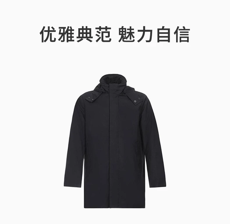 商品Emporio Armani|EMPORIO ARMANI 男黑色男士棉服 6Z1L72-1NWGZ-0999,价格¥3022,第1张图片详细描述