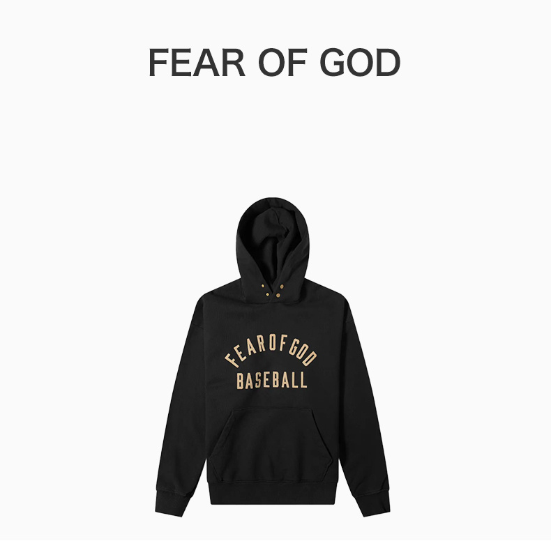 商品Fear of god|FEAR OF GOD 男士卫衣/帽衫 FG50-046FLC-001,价格¥3298,第3张图片详细描述