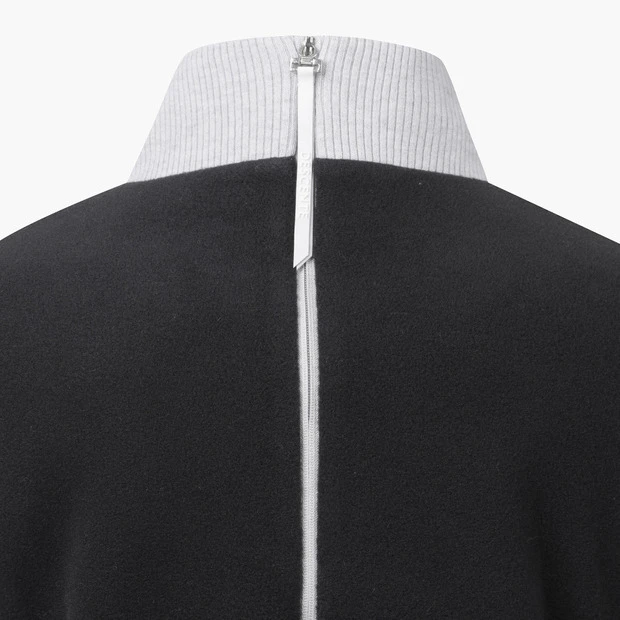 商品【预售商品15天发货】 DESCENTE|GOLF女性毛绒混合高领针织衫时尚优雅 DO42WFKPN3-BLKG,价格¥1222,第12张图片详细描述