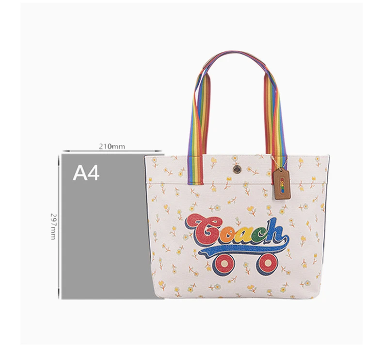 商品[国内直发] Coach|COACH 女士印花手提包 C4099IMCAH,价格¥1044,第8张图片详细描述