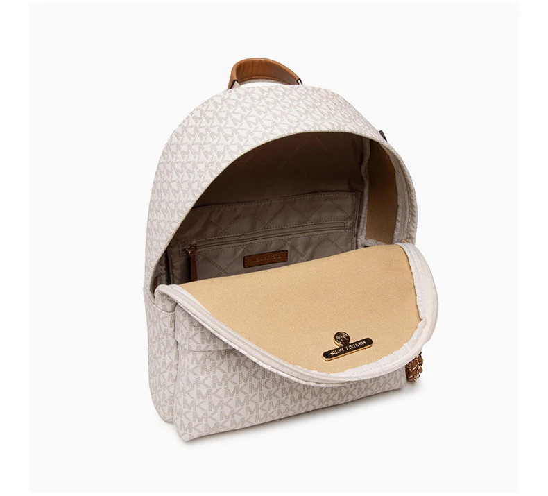 商品Michael Kors|MICHAEL KORS 拼色女士双肩包 30T0G04B6B-VANILLAACRN,价格¥1392,第7张图片详细描述