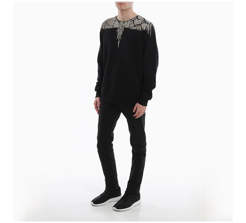 商品Marcelo Burlon|MARCELO BURLON 褐色男士卫衣/帽衫 CMBA009R-20FLE002-1060,价格¥1850,第8张图片详细描述