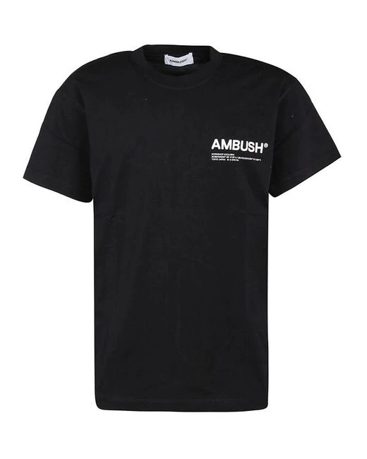 商品[国内直发] Ambush|AMBUSH 男士T恤黑色 BMAA007-S22JER001-1002,价格¥1416,第1张图片详细描述