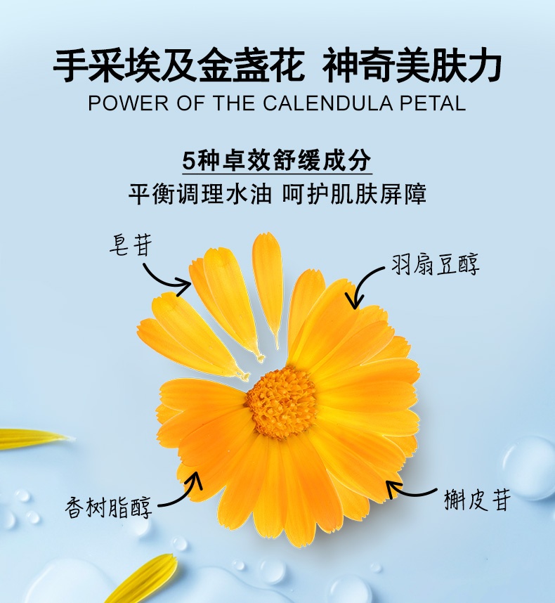 商品[国内直发] Kiehl's|科颜氏 金盏花精华爆水霜补水保湿滋润面霜 50ml 平衡水油 修护维稳,价格¥436,第2张图片详细描述