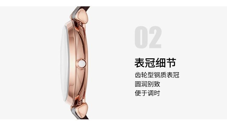 商品[国内直发] Armani|Armani阿玛尼满天星皮带防水石英女表AR11269,价格¥1087,第5张图片详细描述