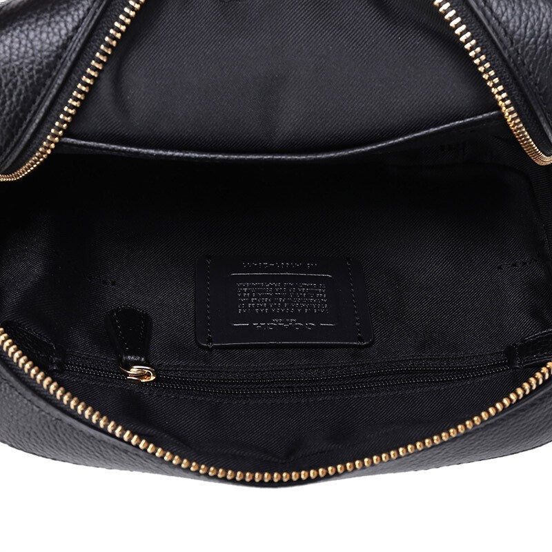 商品[国内直发] Coach|COACH相机包蔻驰 奢侈品 女士专柜款黑色皮革相机包单肩斜挎包礼物送女友29411 LIBLK,价格¥664,第9张图片详细描述