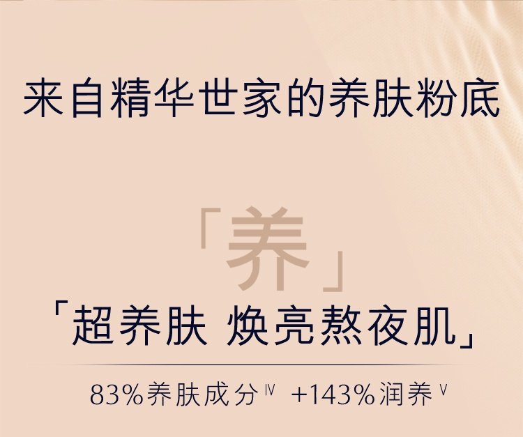 商品Estée Lauder|雅诗兰黛 沁水养肤精华粉底液 干皮救星 保湿滋润 养肤焕亮 30ml,价格¥278,第2张图片详细描述