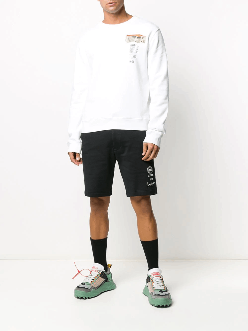 商品Off-White|男白棉质印花长袖卫衣 OMBA025R20E30007-0188（澳门仓发货）,价格¥2583,第9张图片详细描述