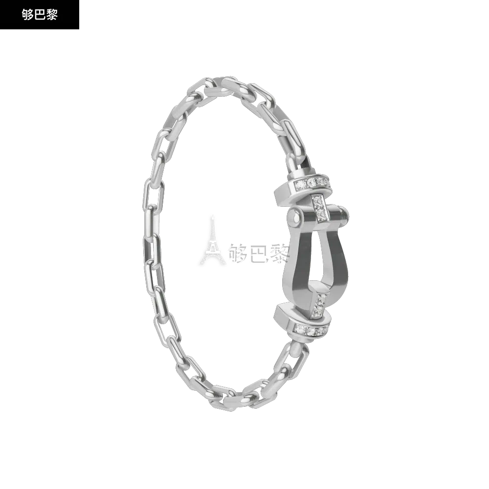 商品Fred|包邮包税【预售7天发货】 FRED 24春夏 男士 手镯 FORCE 10 BRACELET 0B0026-6B1108,价格¥88217,第5张图片详细描述