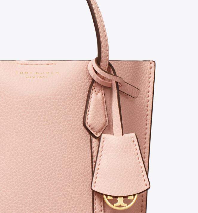 商品[国内直发] Tory Burch|汤丽柏琦 奢侈品TB女包Perry双Tlogo挂件 压花皮革托特包手提单肩斜挎包 89488-123,价格¥2207,第13张图片详细描述