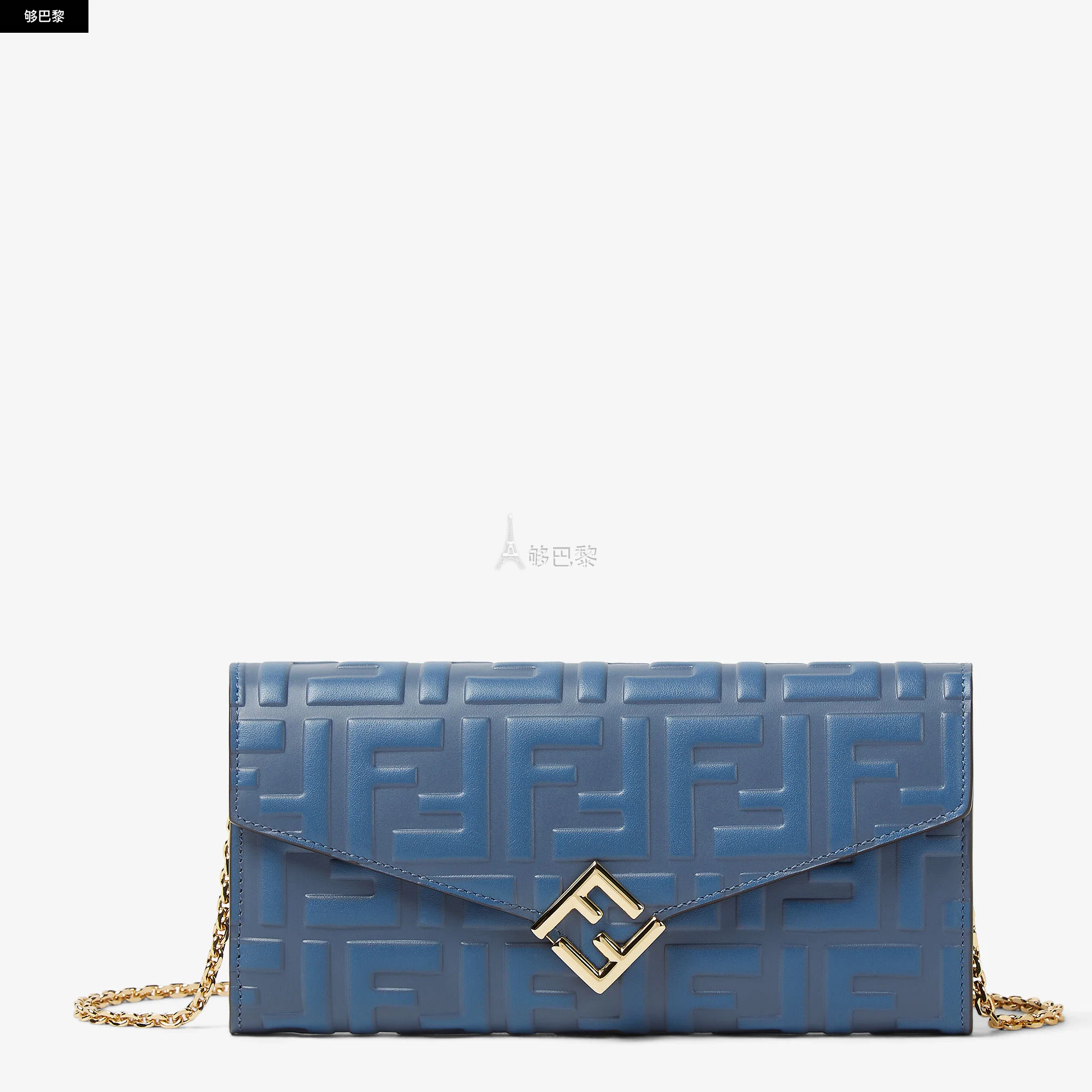 商品Fendi|【预售】 芬迪 25春夏 女士 单肩包 FF Diamonds Continental With Chain 8M0365AS42F1SXT ,价格¥6748,第3张图片详细描述
