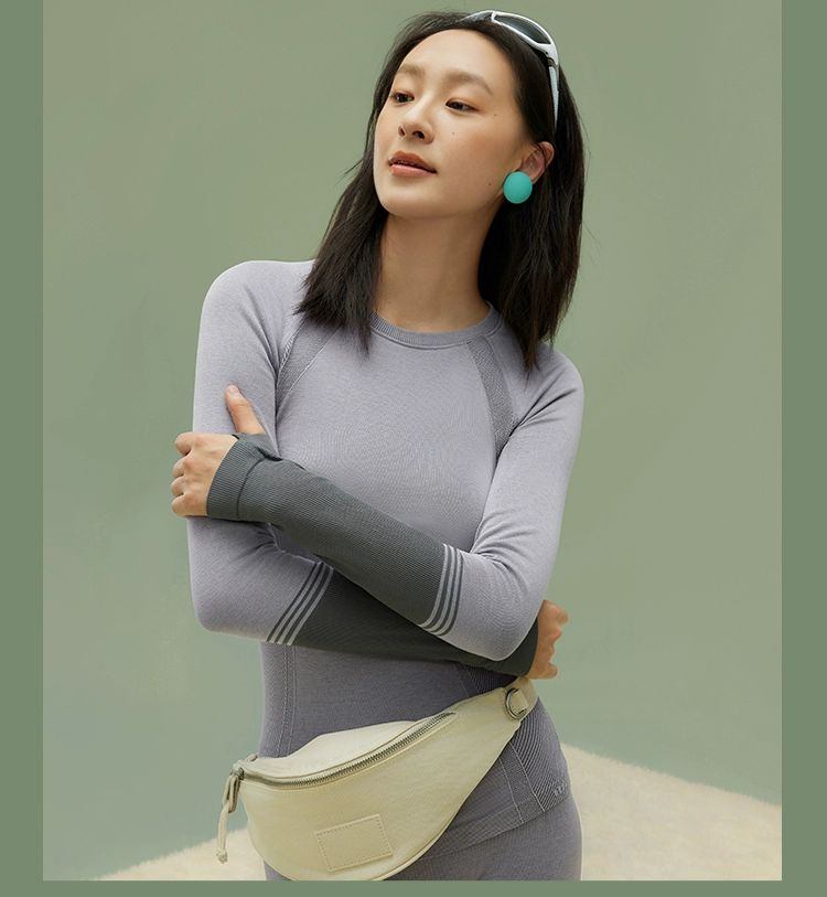 商品[国内直发] Beneunder|蕉下高弹保暖内衣EL06623保暖套装女士打底衣透气抗静电秋衣秋裤,价格¥265,第32张图片详细描述
